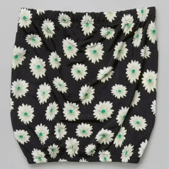 So Nikki Size Small 7/8 Girls Green Daisies Tube Top. New With Tags - Picture 1 of 2
